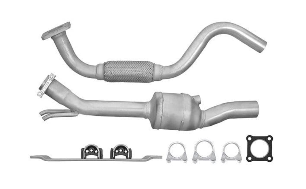 HELLA 8LE 366 054-231 Catalizzatore - Easy2Fit® Kit - Euro 3 - monopezzo - Kit con parti annesse - per es. VW CADDY II