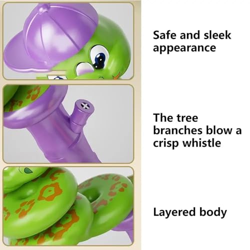 Image of Cute Animal Duck Whistle Toy Set | 1Pc Noise Maker Party Toys Random Color for Kids Boys and Girls | Rotating & Twisting Stress Relief Fun Entertainment Playset Item Birthday Gift for Children