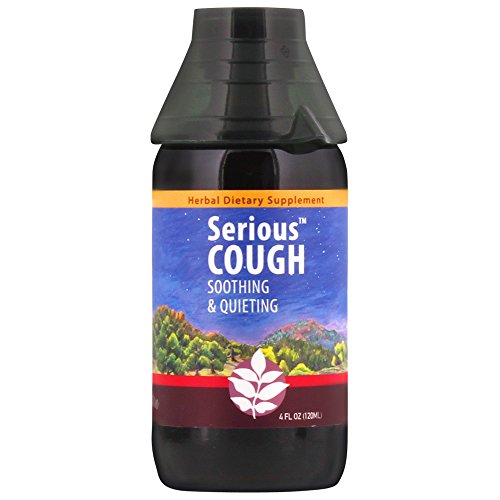 WishGarden Herbs - Serious Cough, Organic Herbal Cough Suppressant Supplement, Soothes and Calms Common Throat and bronchial Irritation (4 oz)