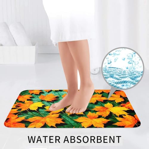 Alfombras de baño antideslizantes de microfibra juego de 3 piezas superabsorbentes 6