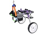 CyanWind Adjustable Dog Wheelchair for Back Legs, Light Weight Doggy Pet Wheelchairs for Hind Legs R
