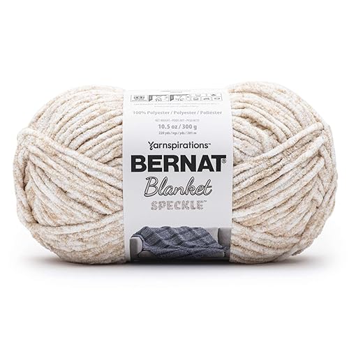 Image of Bernat Blanket Speckle Yarn-Cream 161102-02003