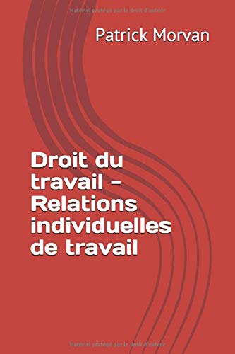 Télécharger Droit du travail - Relations individuelles de travail livre En ligne