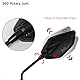 Evermotor Universal Motorrad Spiegel E-Geprüft, M8 und M10-360° einstellbares Rückspiegel Set, Motorradspiegel für Quad, Roller, Honda, ATV und Moped