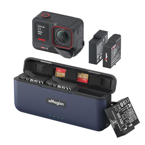 Insta360 Ace Pro 2 Quick Portable Charger, Battery Charging Station, Ace Pro 2 Charging Hub, SD Card Case, Action Camera Accessories