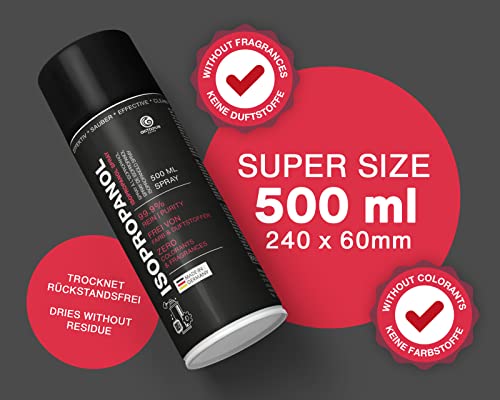 OCTOPUS Isopropanol Spray, IPA Reinigungsalkohol in praktischer Sprühdose - 500 ml – Ansicht 2