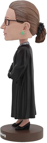 Miniatura 2 de Royal Bobbles Ruth Bader Ginsburg Bobblehead, figura realista de poliresina premium, número de serie único, detalles exquisitos