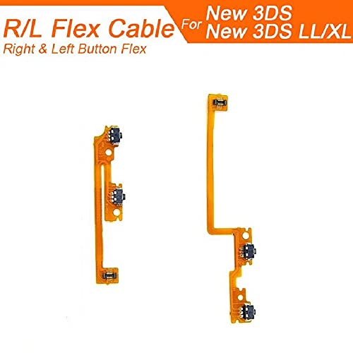 DAGIJIRD 1 Pair Replacement L R ZR ZL Button Ribbon Flex Cable Repair Wire for Nintendo 3DS
