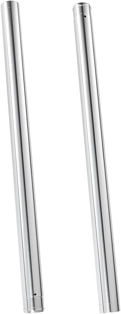 LANBAO Front Inner Fork Tubes Fork Pipes For Kawasaki W400 2006-2008 W640 2001-2008 W800 2011-2016 39x609mm Silver