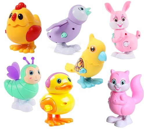 Image of Amitasha 3 Cute Big Jumping Toy Bird, Penguin, Rabbit Key Operated Wind Up Toy for Kids Colorful & Funny Moving Toys for Toddlers /Baby 6-12 Months Pack of 3 (Multicolored)