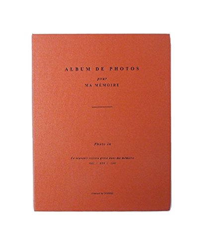 ICONIC Photo in - Spring Photo Album - Album de Photos Slip in Photo Album (4 x 6 inches, Retro Orange)