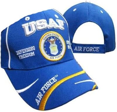 Trade Winds USAF AIR Force Enduring Freedom Royal Blue Embroidered Cap Hat (Licensed)