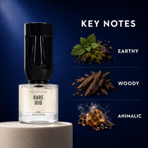 Image of Rare Oud Eau De Parfum for Men 50ml | Oriental Woody Luxury Perfume | 20% Concentrate | Long Lasting Fragrance
