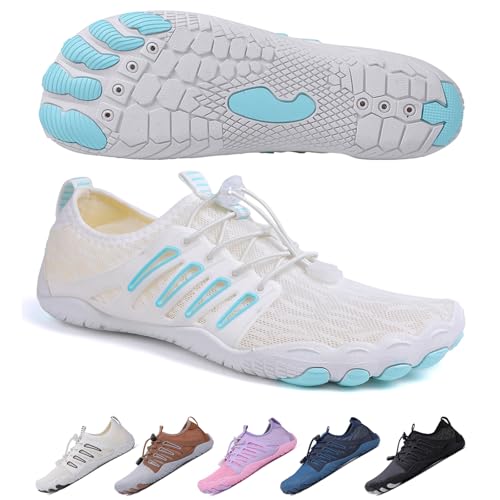 Image of SIOSNETA Hike Barefoot Shoes for Women Men, Breathable Non-Slip Athletic Footwear, Wide Toe Water Shoes for Hiking, Non-Slip Neuropathy Shoes for Women Men, Grounded Comfort wear
