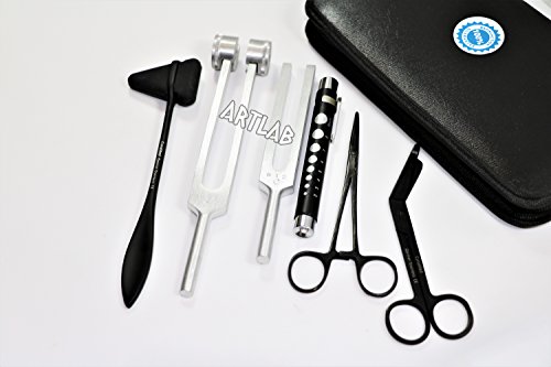 6 PCS Taylor Hammer Set Plus Tuning Fork Plus Reusable PENLIGHT Plus Lister Bandage Scissors CYNAMED - Thumbnail 4
