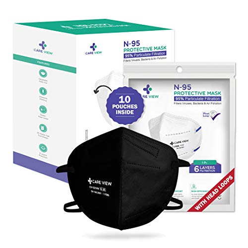 Image of Careview N-95 Anti Pollution Face Mask with 2 Melt Blown Layers - Coloured Masks (4 Colours)