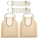 SEWACC 4 Stück Wiederverwendbare Atmungsaktive Gemüsenetzbeutel aus...