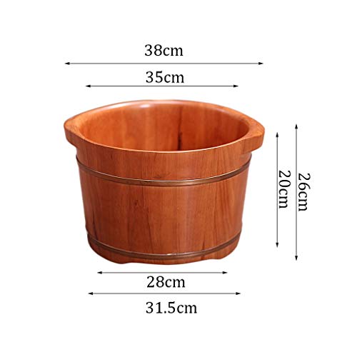 Spa de pies de madera BABYCE con barril de roble miniatura 7
