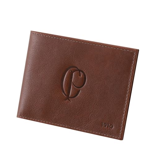 Carteira de Couro Bovino Corinthians 2010 - Produto Oficial (Caramelo)