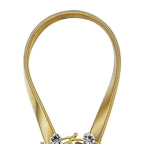 Magnetic Curtain Tiebacks 4 Pack, Gold Crystal Flower Window Curtain Decorative No Drilling Drapery Holdbacks With High-Elastic Spring Wire For Home Office Decor #TOP2