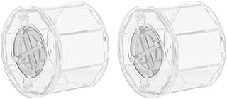 VILLCASE 2 peças de caixa de alimentação de insetos de tartaruga de críquete terrário de réptil acrílico com alça de insetos para tartaruga de réptil de insetos