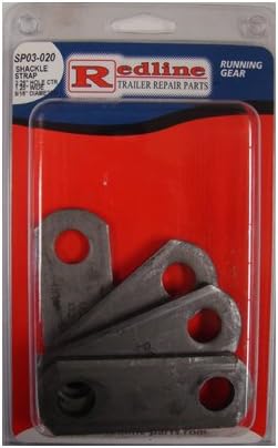 Estribo para feixe de molas Redline 5,72 cm entre furos, 3,18 cm de largura e 1,43 cm de diâmetro – 1 unidade