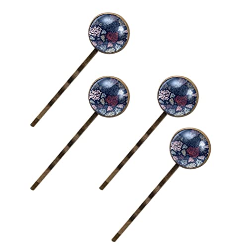 Épingles à cheveux colorées lot de 4 pinces anti-glisse cheveux femme