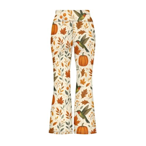 ZFRXIGN Girls Flare Leggings Size 5-14 Graphic Sweatpants for Thanksgiving, Pilates, Ballet, Yoga2