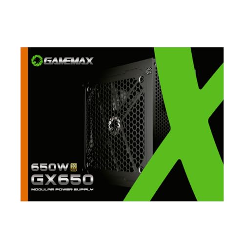Fonte Modular Gamemax Gx650 650w 80 Plus Gold Preta