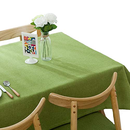 テーブルクロス 無地 厚手 耐热 テーブル 布 高密度 北欧 綿麻 140 * 180cm