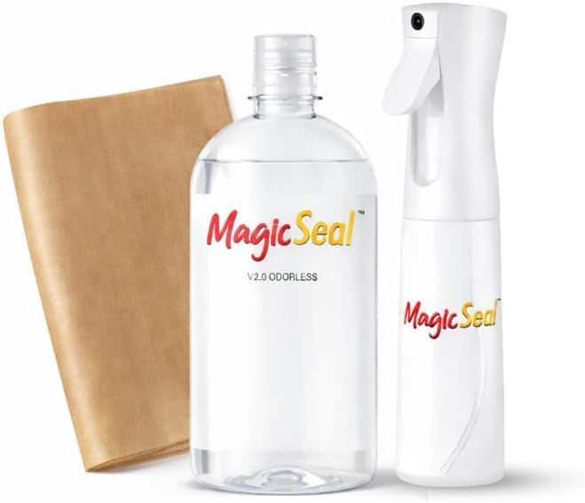DTF Liquid MagicSeal Kit - Includes 500ml V2 MagicSeal Odorless Liquid, Spray Bottle and PTFE Sheet