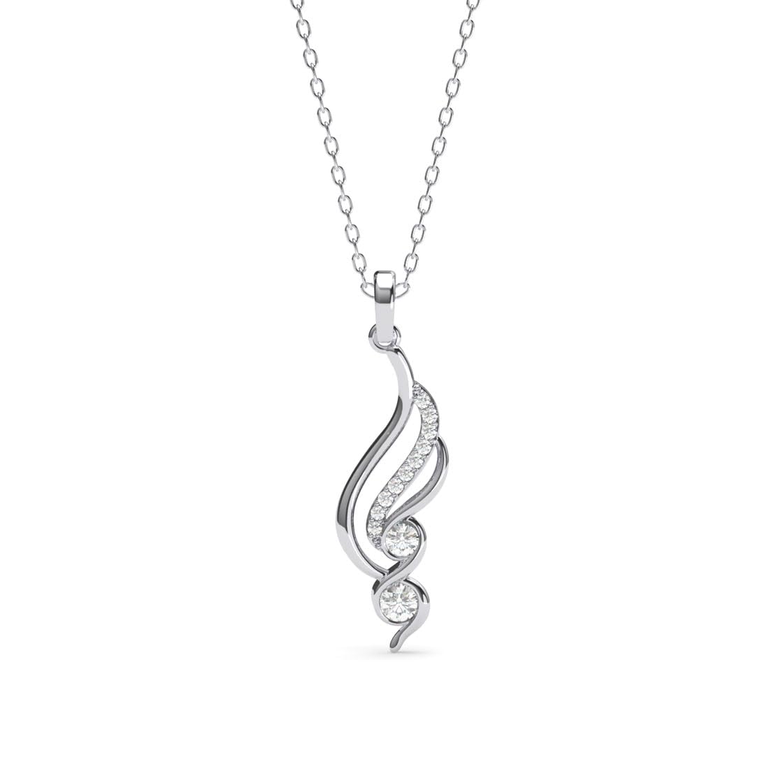 See full amazon price history chart for Clara 925 Sterling Silver Swirl Pendant Chain Necklace | Platinum Plated, Swiss Zirconia | Modern Gift for Women and Girls Clara 925 Sterling Silver Swirl Pendant Chain Necklace | Platinum Plated, Swiss Zirconia | Modern Gift for Women and Girls (B0D9CXL4WX) Amazon Price History, Amazon Price Tracker