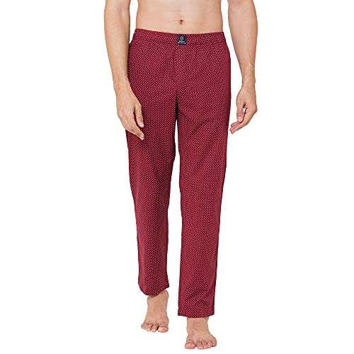 Image of Urban Scottish Men's Lounge Pants 100% Cotton Men's Lounge Night Pant Comfortable Leisure-Wear Lower with an Elastic Waist-Band and Regular Fit Track Pants, Machine Washable Stay at Home