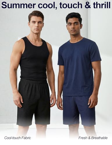 Image of Venzina Sports Shorts for Man Shorts Pant for Men Cooling Breathable Textured Fabric with Elastic Waistband for Gym Running Workout Training