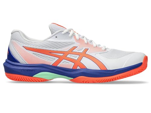 ASICS Game FF Padel, Sneaker Hombre, White Vivid Coral, 46 EU