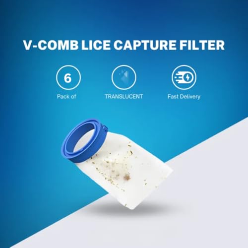Image of V COMB 6 Pack Capture Filter for V-Comb Capture Filter Traps Head Capture Filter 6 Capture Filter (6 Capture Filter)