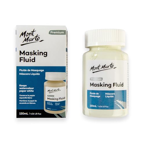 Mont Marte Masking Fluid Premium 120ml (4.06 US fl.oz), Masking