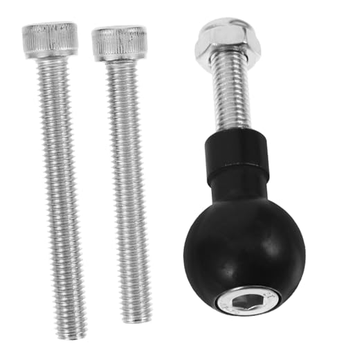 Mikinona Base de Serrage Guidon avec Tête Ball Fixe et Vis Support Étanche pour Porte Téléphone Accessoire Stable et Compatible pour et Scooter