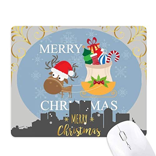 Tapis de souris en caoutchouc de Noël pour une glisse fluide et stable
