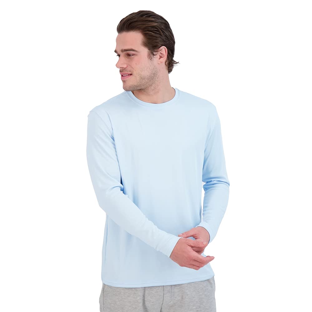 by Denali Men's UPF 50+ Long Sleeve T-Shirt, Lightweight Performance Sun Shirt for Fishing, Hiking or Golf