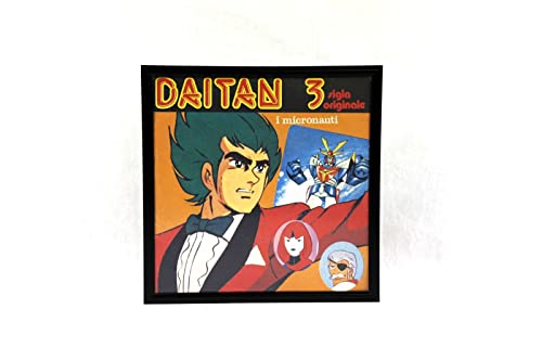 MC DAISON Una cornice quadro espositore vetrina da parete per 1 disco 45 giri in vinile con copertina (vinile diametro 17 cm) (1)