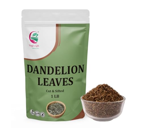 Yogi's Gift® Dandelion Leaves 1 LB | Cut & Sifted | Loose Leaf Tea