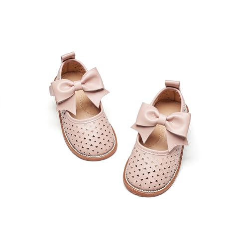 Image of Flaryzone Toddler Little Girl Mary Jane School Uniform Oxfords Flat Dress Shoes