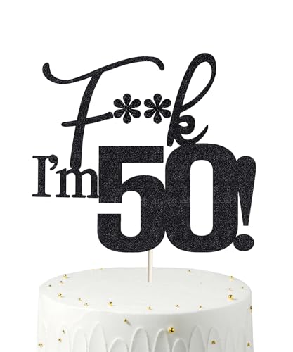 Veegood Fifty Cake Topper