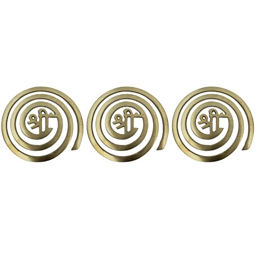Image of Remedywala Vastu Brass Helix for North West Direction Remedy [11CM Approx] (3 Pieces)