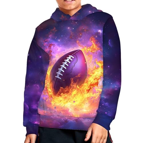 Image of GLUDEAR Teen Boys Girls Novelty Animal Galaxy Hoodies Sweatshirts Pullover