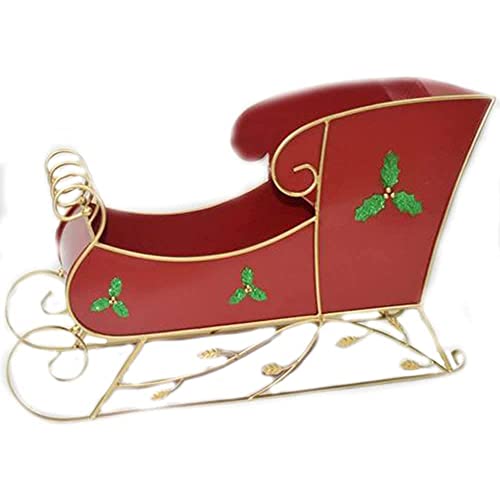 DESCRIZIONE PRODOTTO Colore: rossa e oro Marca: cosedacasa Dmensioni:68x26x40 Materiale: latta metallo
