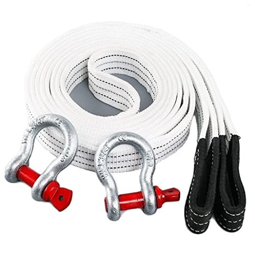 Corde Remorquage 18T sangle traction de 10m avec 2 crochets pour SUV