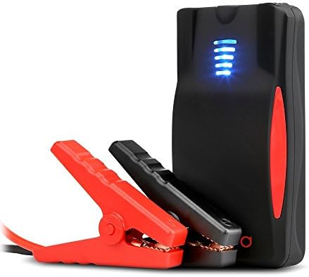 Car Jump Starter 600A Peak 13800mAh 12V Paick (up to 6.0L Gas, 5.2L Diesel Engine) with Smart Jumper Clamp, Portable Vehicles Auto Battery Booster
