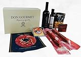 DON GOURMET, Cesta Gourmet para Regalar, Cesta Navidad, Personalizable, Queso curado, jamón ibérico, lote embutidos ibéricos, aceite de oliva, patés, pack ibéricos, regañas. Regalo cumpleaños.